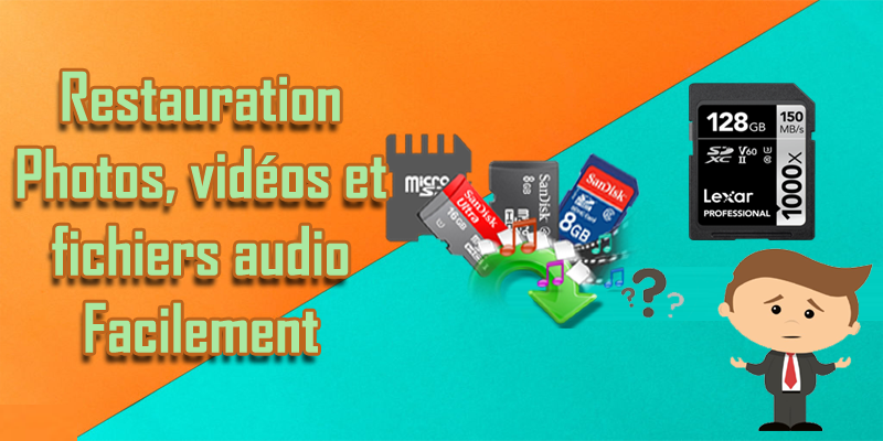 Lexar SD Carte Récupération - Restauration Photos, vidéos et fichiers audio Facilement