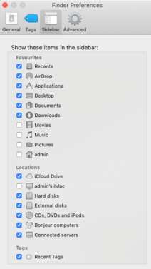 Montez un disque dur externe sur Mac1