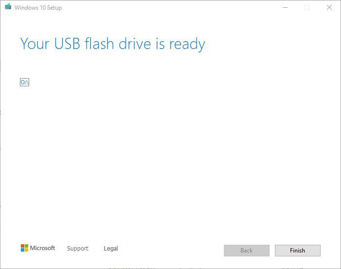 créer une clé USB de récupération Windows 10