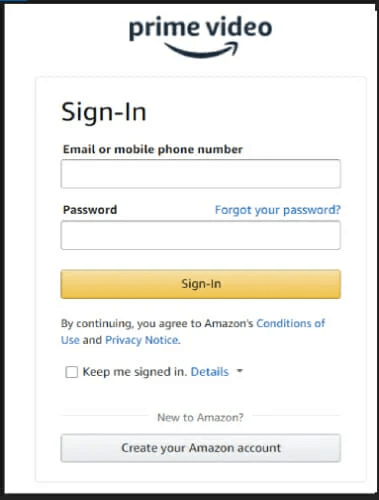 code d'erreur Amazon Prime 5004