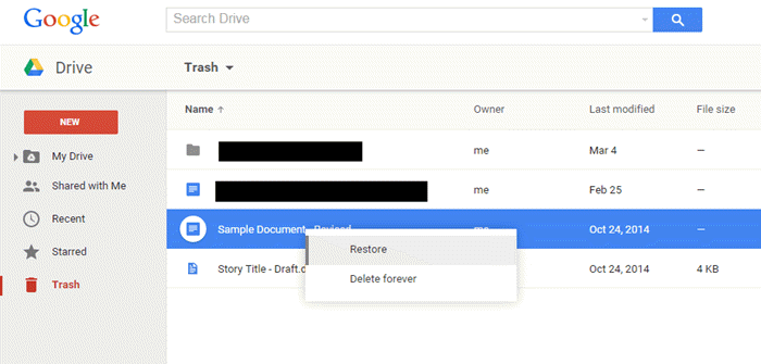 l'application Google Drive