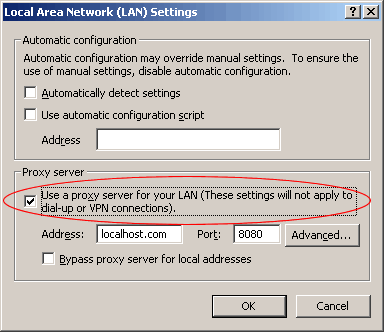 Utiliser un serveur proxy pour votre réseau local