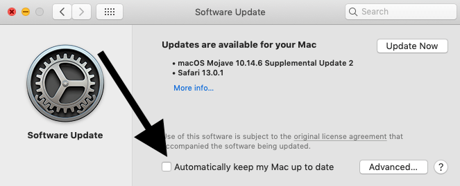 Garder automatiquement mon Mac à jour